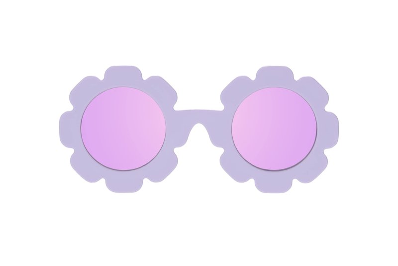 Babiators Polarized Flower: Irresistible Iris | Lavender Mirrored Lens | Ages 3-5
