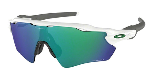 Oakley Radar EV Path OO9208 920871 38M Polished White/Prizm Jade Sunglasses For Men+BUNDLE Accessory Leash Kit + BUNDLE with Designer iWear Eyewear Kit