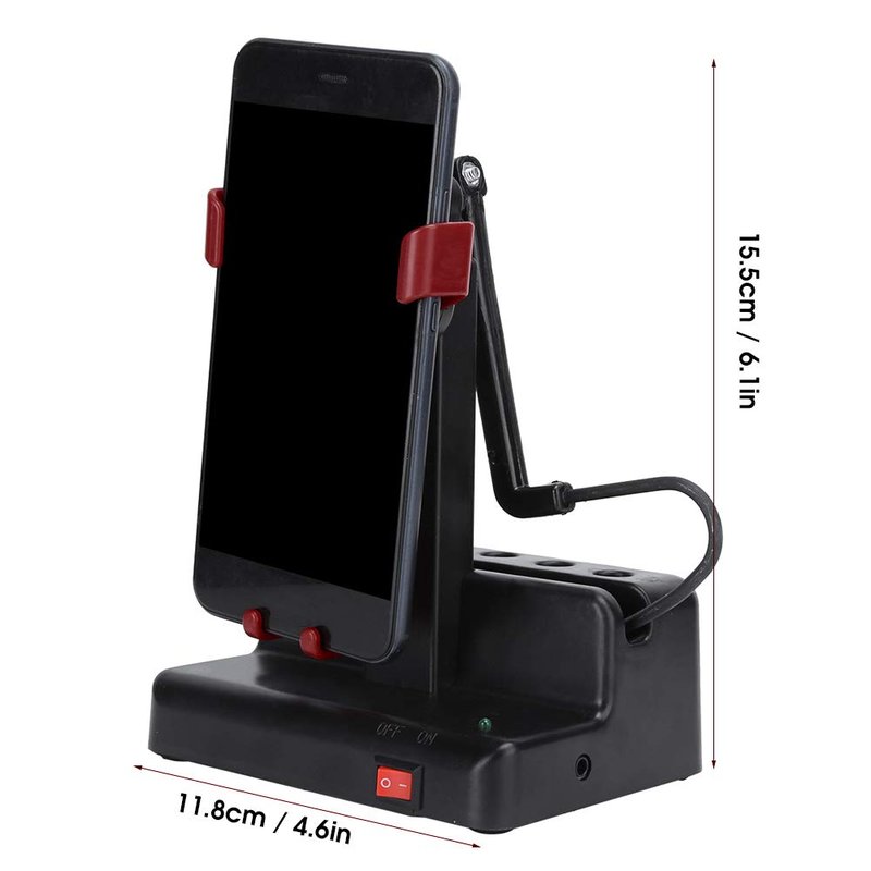 TOPINCN Automatic Mobile Phone Swing Steps Counter Pedometer Adjustable Stand Increases Steps Cellphone Pedometer Accessories