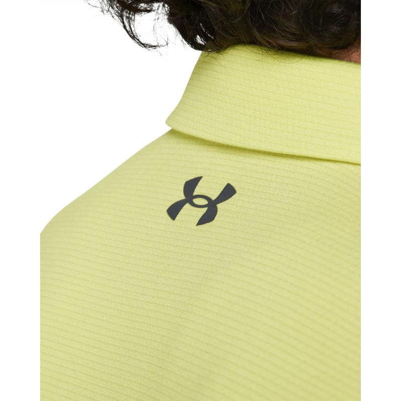 Under Armour Men's Tech Golf Polo, (727) Sonic Yellow / / Pitch Gray, X-Large