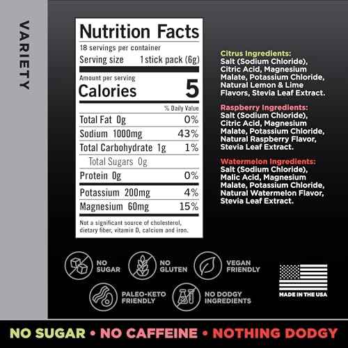 LMNT Zero Sugar Electrolytes - Variety Pack | Drink Mix | 12-Count