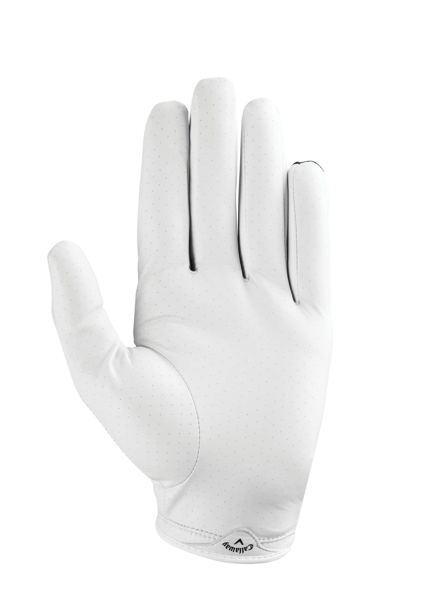 Callaway Golf X Spann Glove (Worn on Left Hand, Cadet (Short Fingers), Large, White/Black)