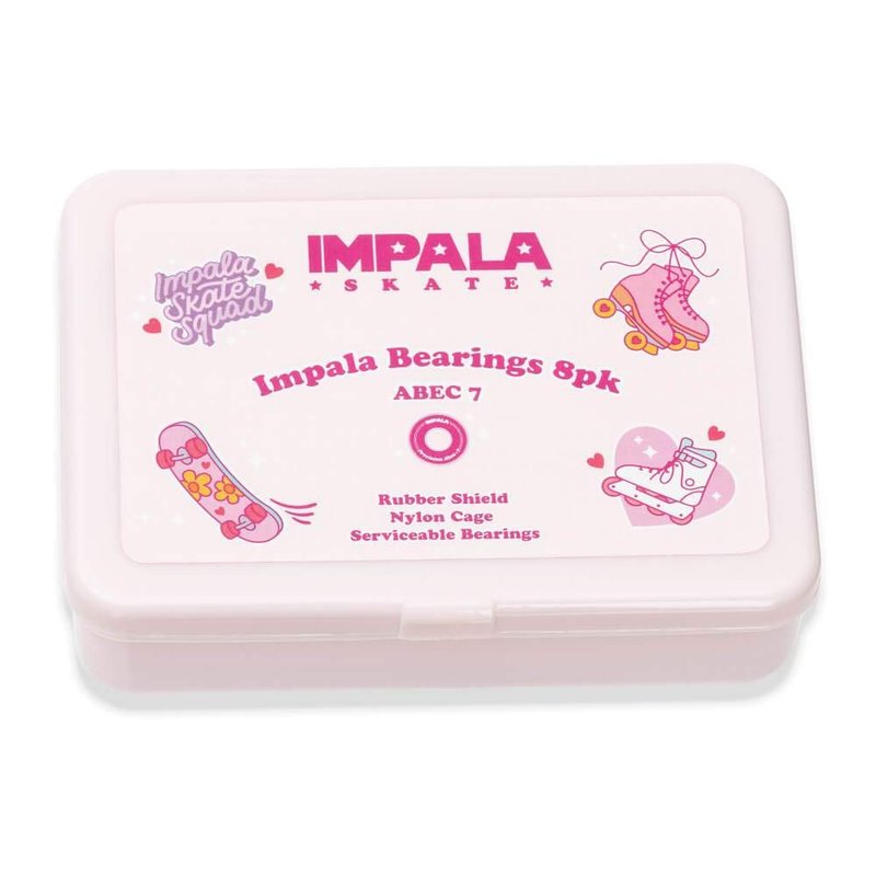 Impala Rollerskates ABEC 7 Bearings PK Bearing, Adults Unisex, Pink (Pink), One Size