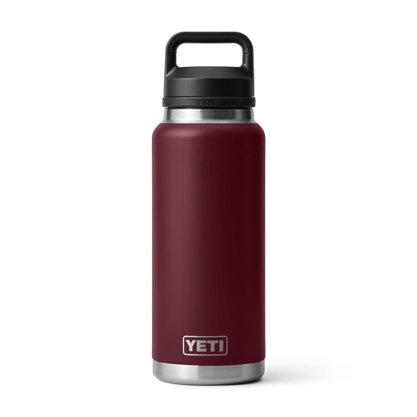 YETI Rambler 36 oz Bottle, Vacuum Insulated, Stainless Steel with Chug Cap, Wild Vine Red