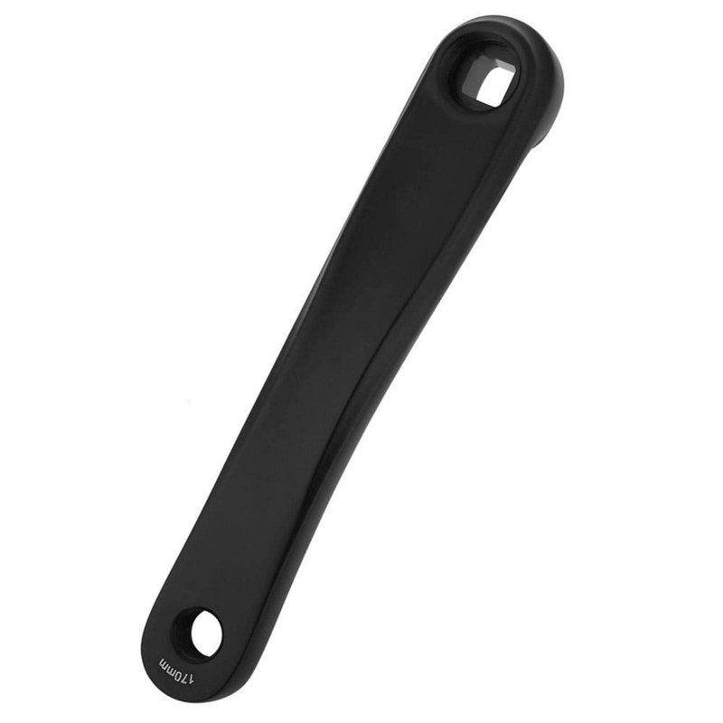 Bike Cranks, Pedal Crank Arm Bike Crank Arm, Crank Arm, Bike CranksPedal Crank Arm for Home for Travel(Square Hole-Black)