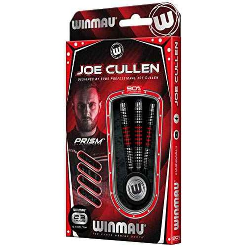 Winmau Joe Cullen Signature Edition 90% Tungsten Darts Set with Flights and Stems (Shafts)