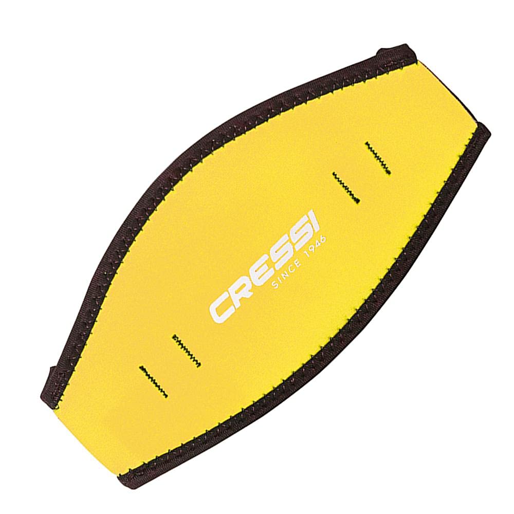 Cressi Neoprene Mask Strap Cover, Yellow