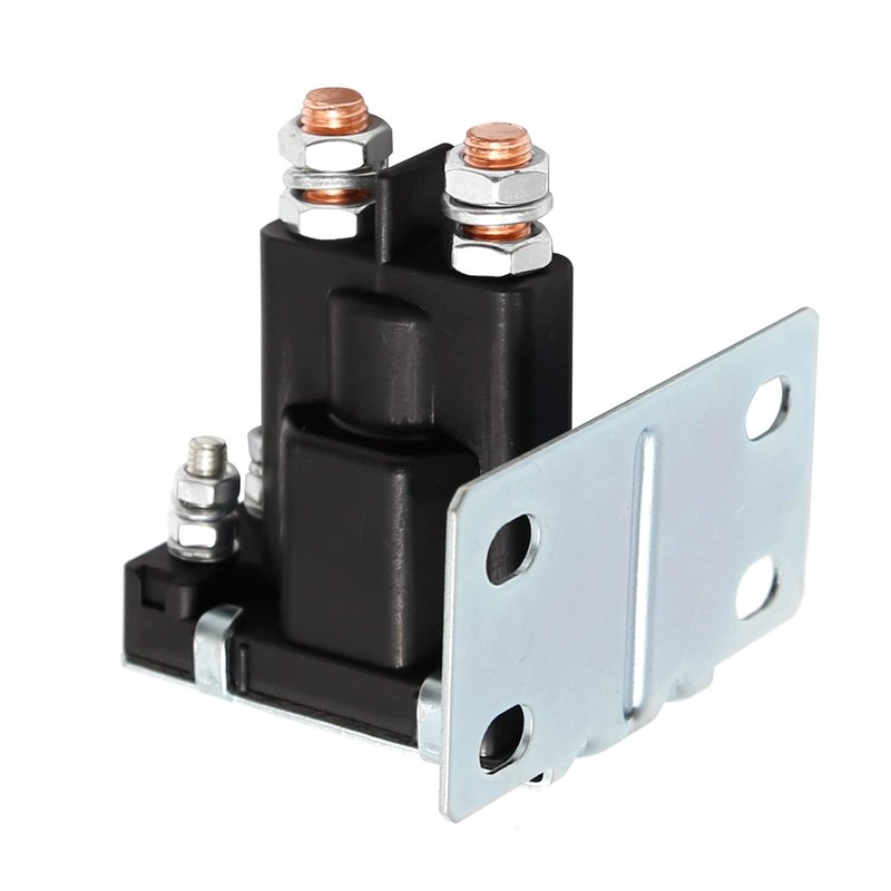 CADUFUELLY 14 V Golf Cart Solenoid 4 Terminal Replacement for EZGO TXT Gas 1994-Up, Replaces 27153-G01 612813