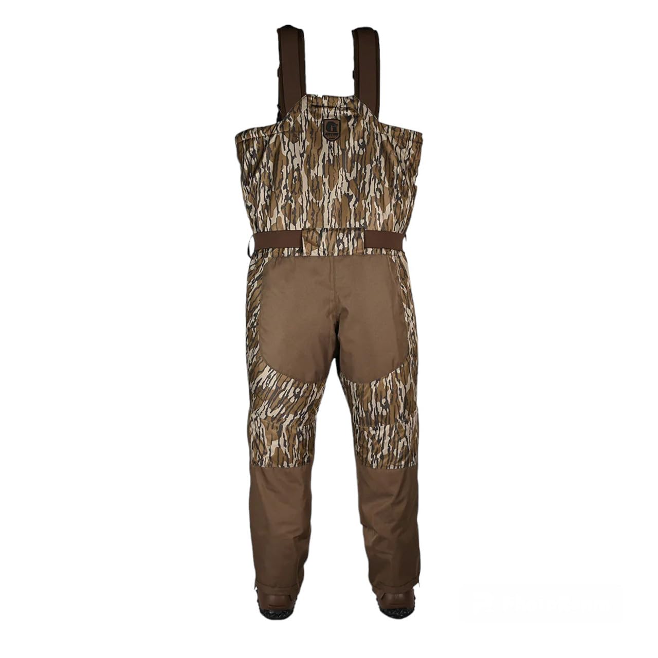 Gator Waders Men's Shield Insulated Waders | Waterfowl Hunting Waterproof Breathable Insulating Chest Waders with Insulated Boots, Mossy Oak Original Bottomland, R8