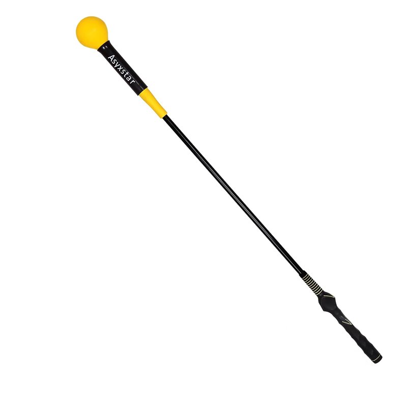 Asyxstar Golf Swing Trainer Aid - Golf Training aid with Grip Trainer Training Equipment, Power Flex Swing Training aid for Strength,Balance, and Tempo Swing Speed Trainer