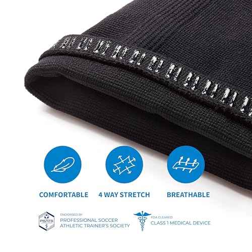 LP SUPPORT 668 Compression Arm Sleeve for Workouts, Sports & Weightlifting, Golf and Tennis Elbow Pain relief for Men & Women