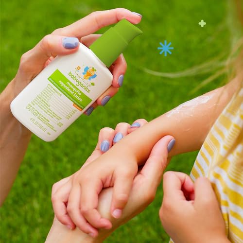 Babyganics Mosquito Repellent Lotion, Made with Plant and Essential Oils, Non-Greasy, 4oz