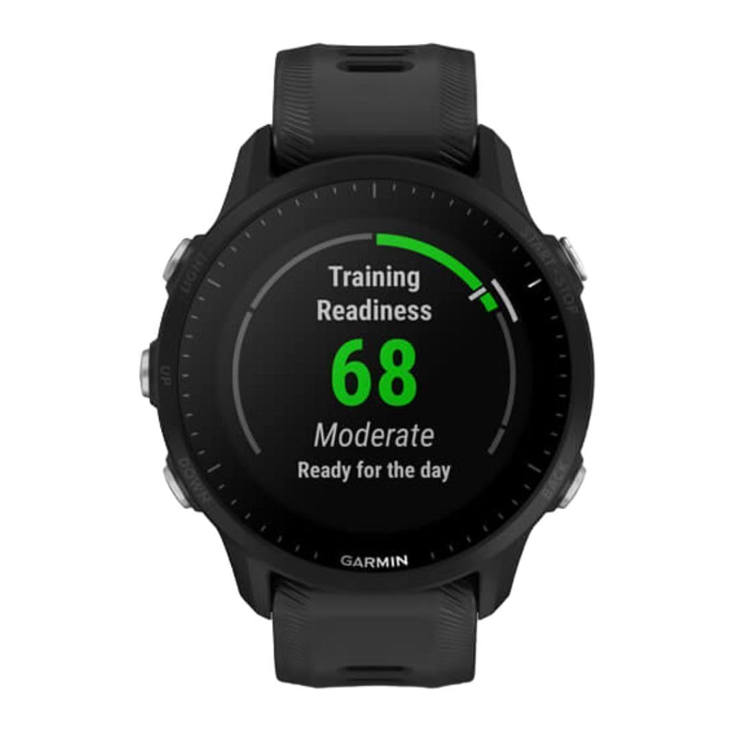 Garmin 010-02638-10 Forerunner® 955, GPS Running Smartwatch, Tailored to Triathletes, Long-Lasting Battery, Black