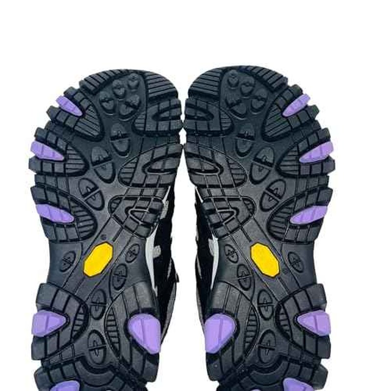 Merrell Women's Moab 3 Mid Waterproof Hiking Boot (Black/Orchid, US Footwear Size System, Adult, Women, Numeric 7)