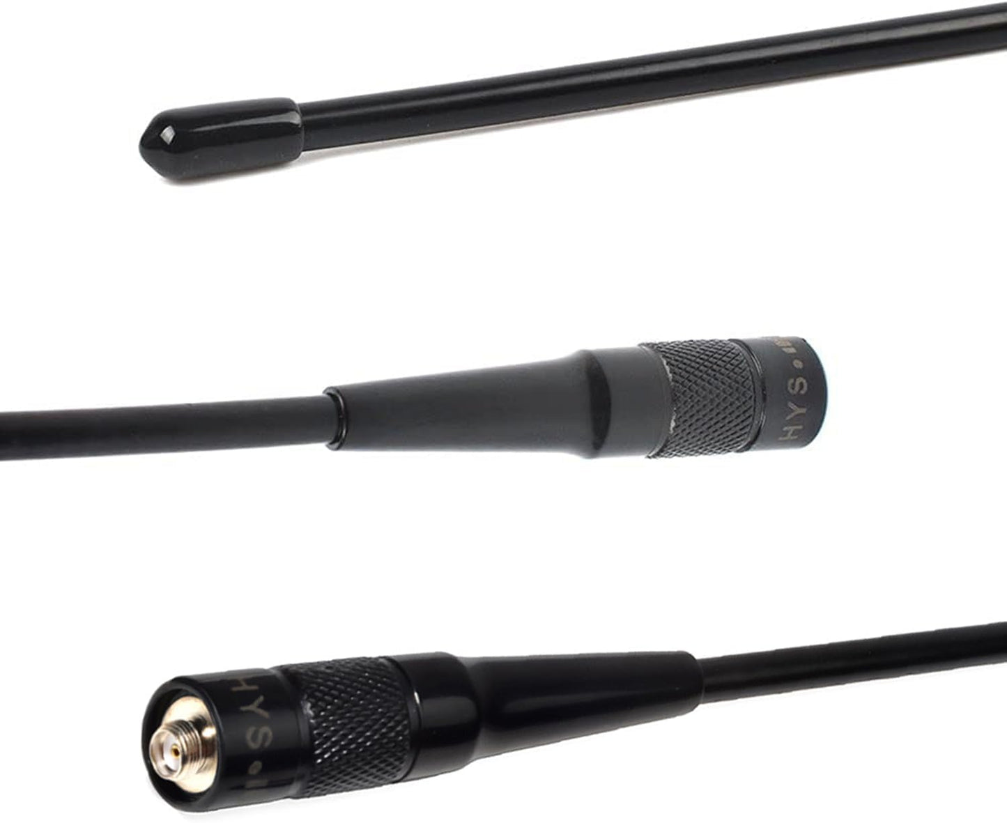HYS 20W GMRS Two Way Radio Antenna - 14.96" SMA Female, 462-467 MHz, 2.5dBi Gain for Walkie Talkie/Repeater