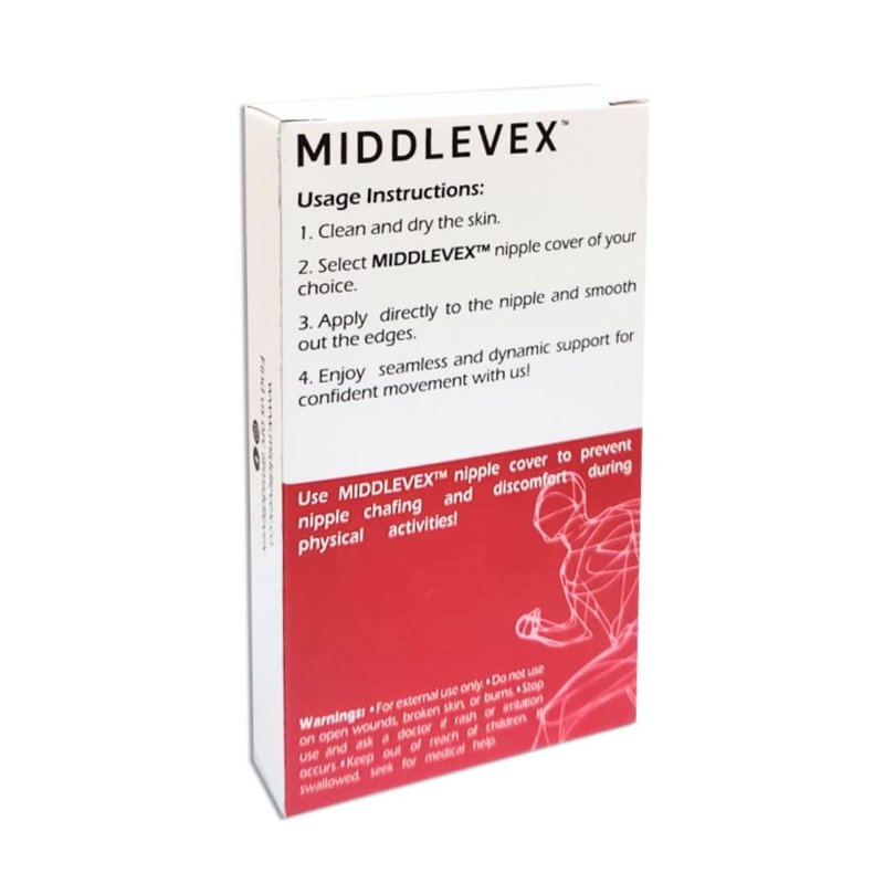 Middlevex Medium Pack Active PLUS Unisex Sport Nipple Cover - Anti-Chafing Disposable Sweatproof Men Women Sports Workouts (Plus, 25, Pairs) Beige