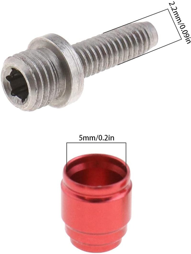 4 Sets of Bicycle Bike Olive Connecting Insert Oil Fitting Kit for Avid Sram Bike Hydraulic Disc StealthamaJig Brake Hose Stealth-A-MAJIG Quick Install