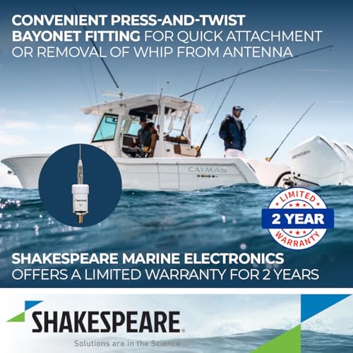 Shakespeare 5242-A 36" Stainless Steel Antenna with Quick Disconnect