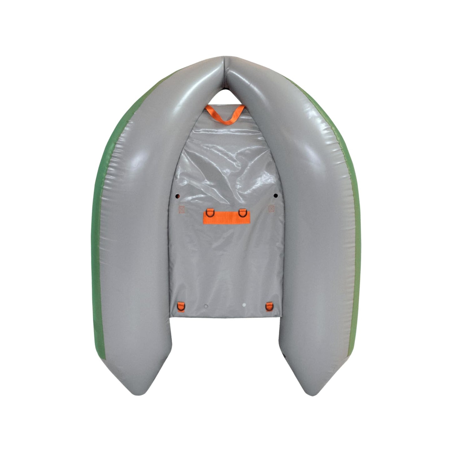OUTCAST SPORTING GEAR Fish Cat Cruzer 2-Chamber Durable Rowable Vinyl/PVC Boston Valve 250 Lbs Outdoor Water Sports Fishing Float Tube with 2-Piece Oars