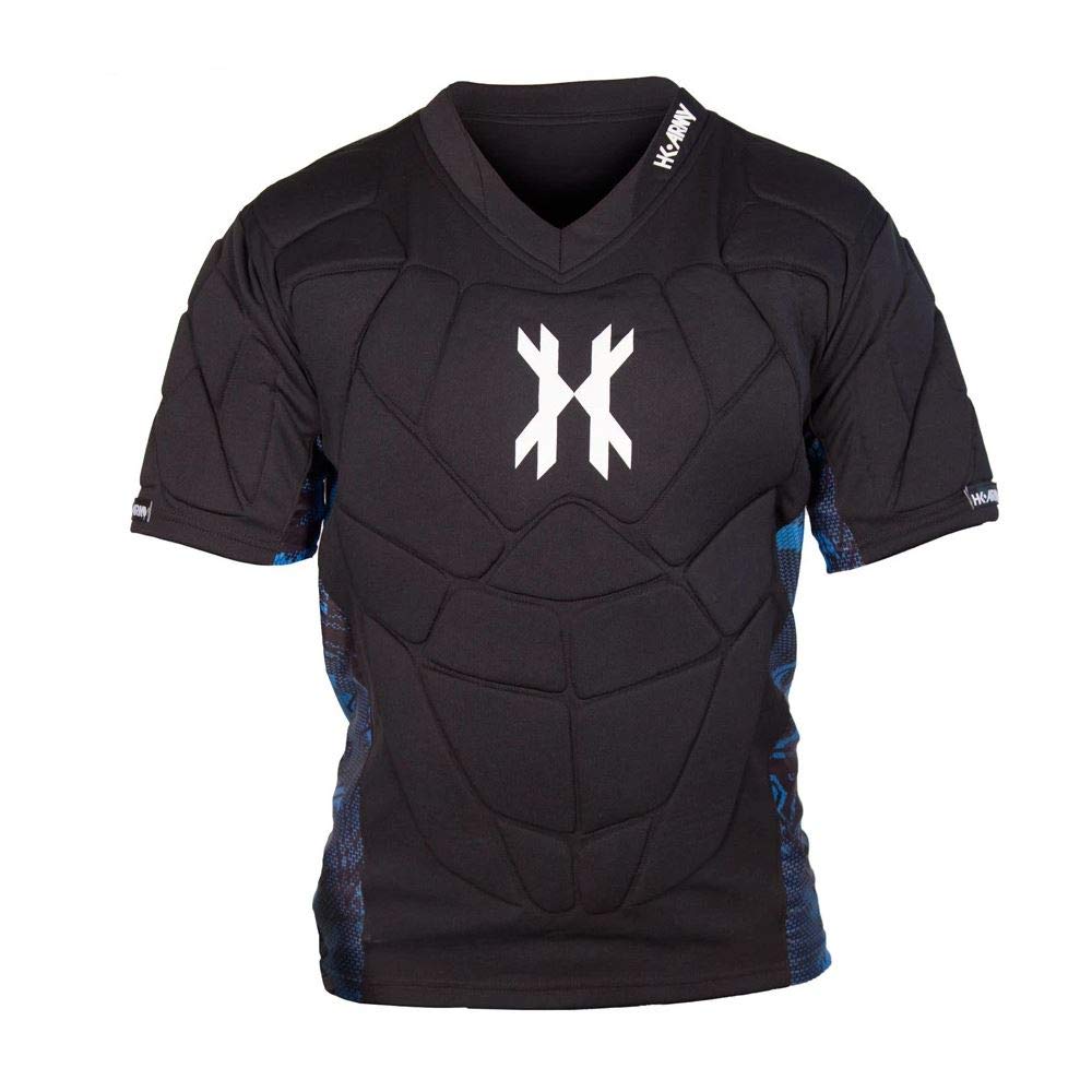 HK Army Crash Chest Protector - High-Impact Protective Gear for Paintball & Airsoft - Lightweight Safety Armor Vest - Black, Size 3XL/4XL