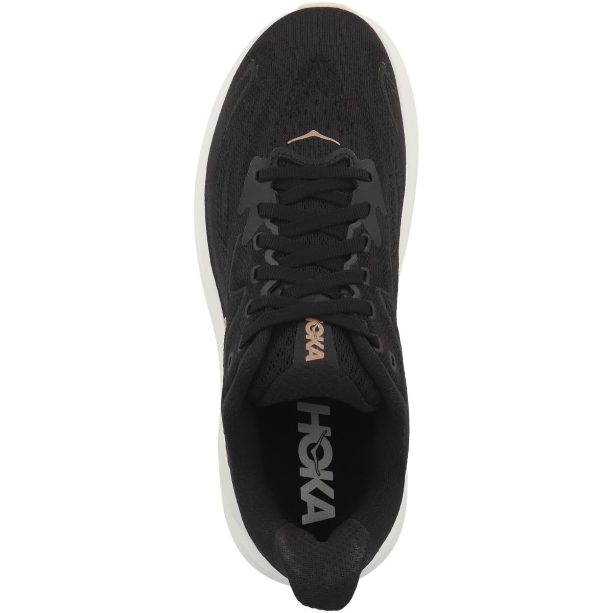 Hoka Women's Clifton 10 Black/Rose Gold 8 Medium
