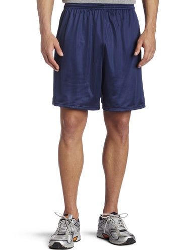 Soffe Men's Nylon Mini-Mesh Fitness Short Navy Small