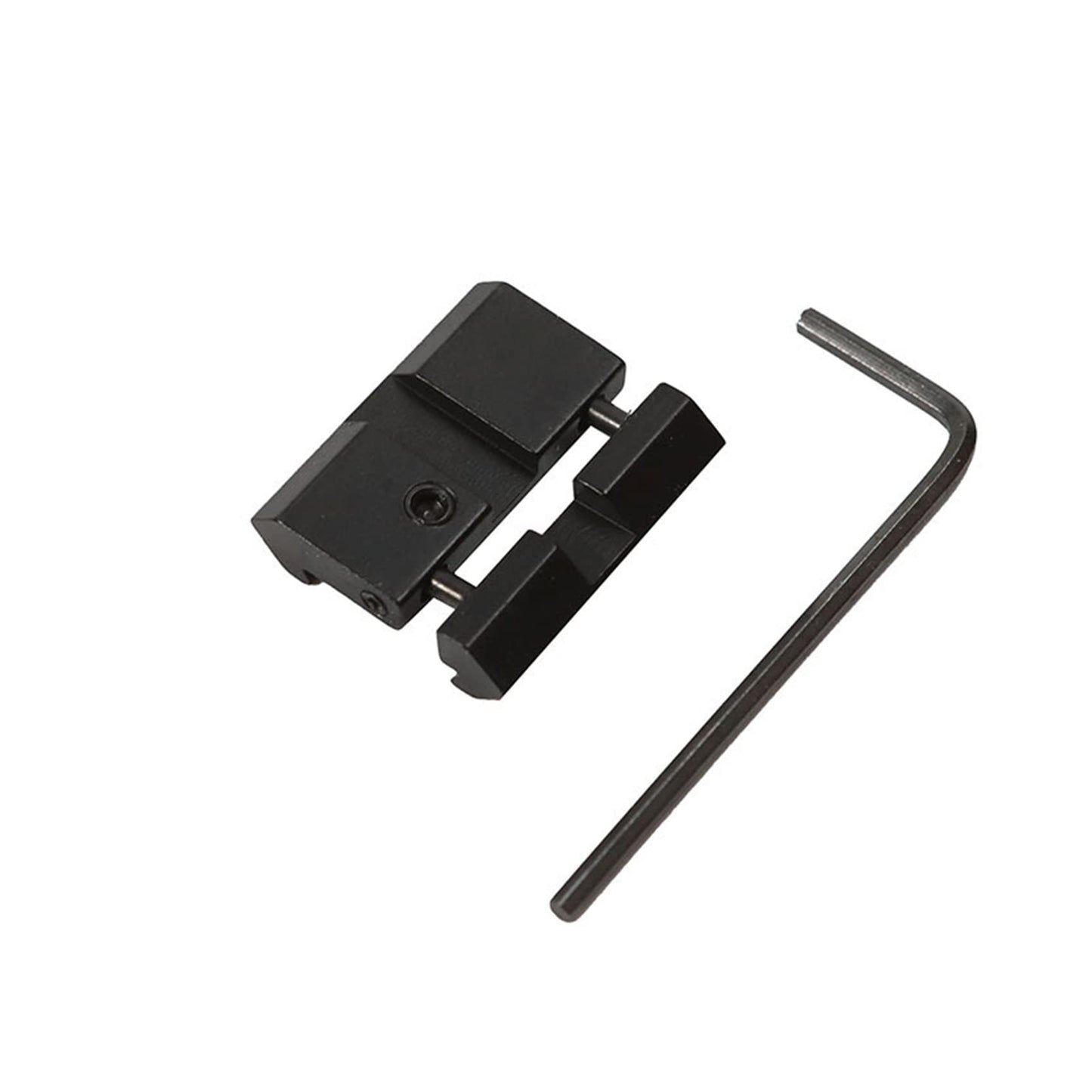 HAIYANG 2pcs Scope Mount Rail Adjustable Adapter 20mm Picatinny to 11mm,Mini Rail convertor Aluminum Alloy Lightweight