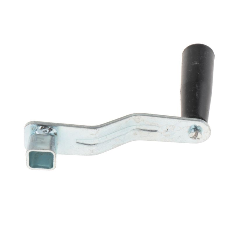 Colaxi Tensioner Handle Hand Crank Easy Installation Professional Accessory Tensioning Device Handle for Tennis Net Pole, Gym, Style A Silver with Black Handle