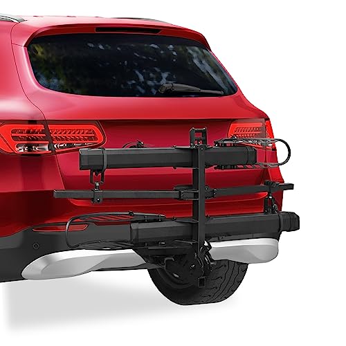 Young Electric E-Bike Rack Hitch Mount Platform Style for Cars Trucks SUVs Minivans RV, fits E-Bike with Up to 5-inch Fat Tire Carrier Rack 200 lbs Capacity