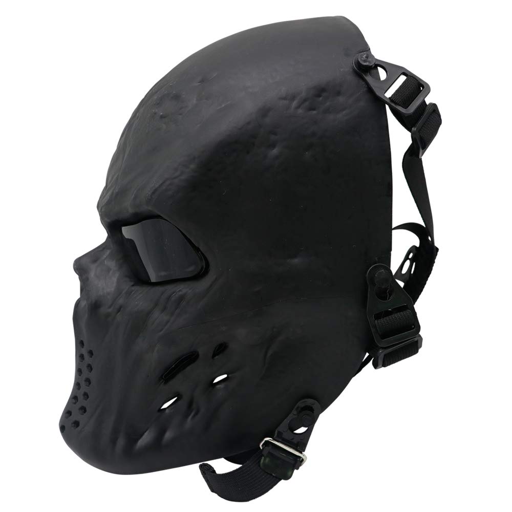 PuddingStation Full Face Airsoft Mask, for Masquerade Halloween Cosplay, Movie Props and Other Outdoor Activities