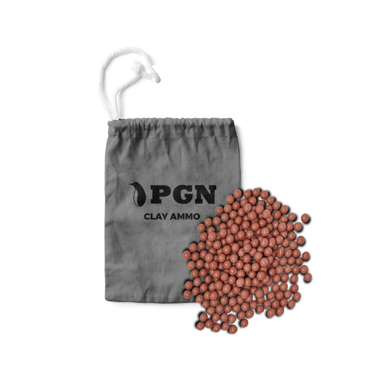 (3000 Pieces) PGN Biodegradable Clay Slingshot Ammo - 1/2" Inch (0.5" Caliber) - Straight & Precise Practice Slingshot Ammo - Non-Toxic Pocket Slingshot Ammo