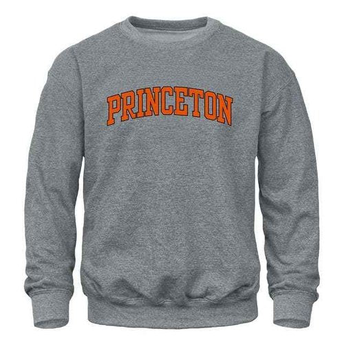 Ivysport Princeton University Crewneck Sweatshirt, Essential, Grey, Medium
