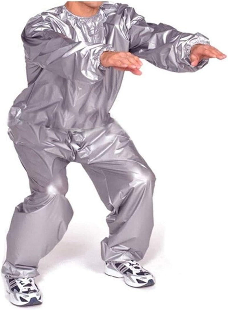 Heavy Duty Fitness Sweat Sauna Suit - Weight Loss Exercise Gear | Anti-Rip Design