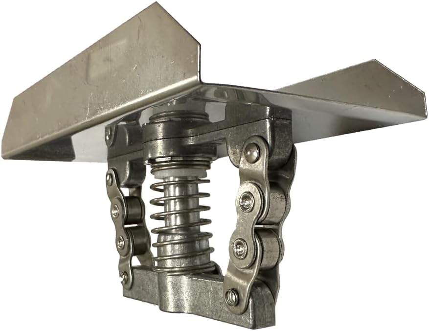 Elusive Wildlife Eliminator Spinner Plate - Raccoon & Squirrel Feed Protector | Metal Spring-Loaded Design for 12V Feeder Motor (1/4 Hub Rectangle)