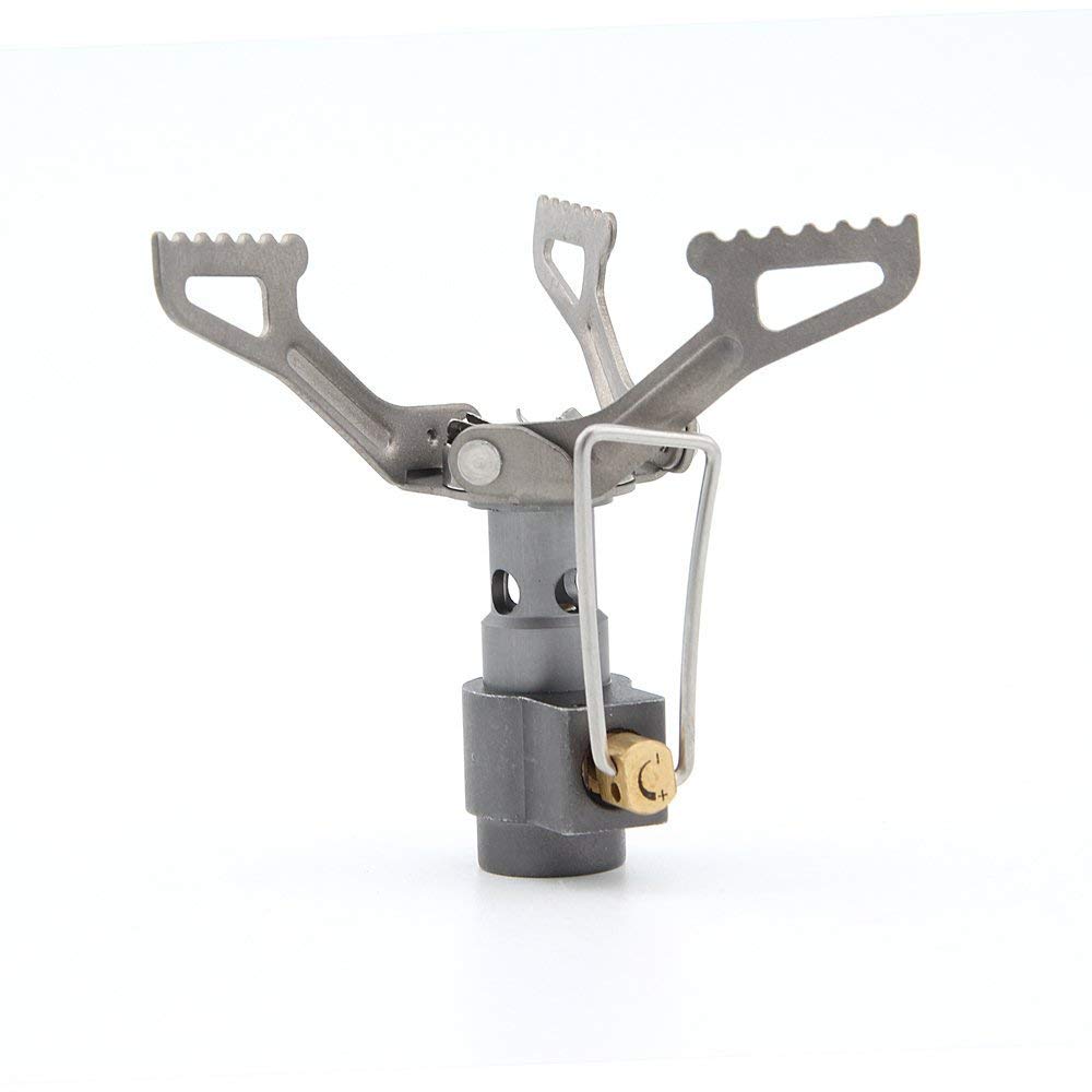 BRS Stove BRS 3000T Stove Ultralight Titanium Backpacking Stove Portable Propane Camping Stove Only 26g