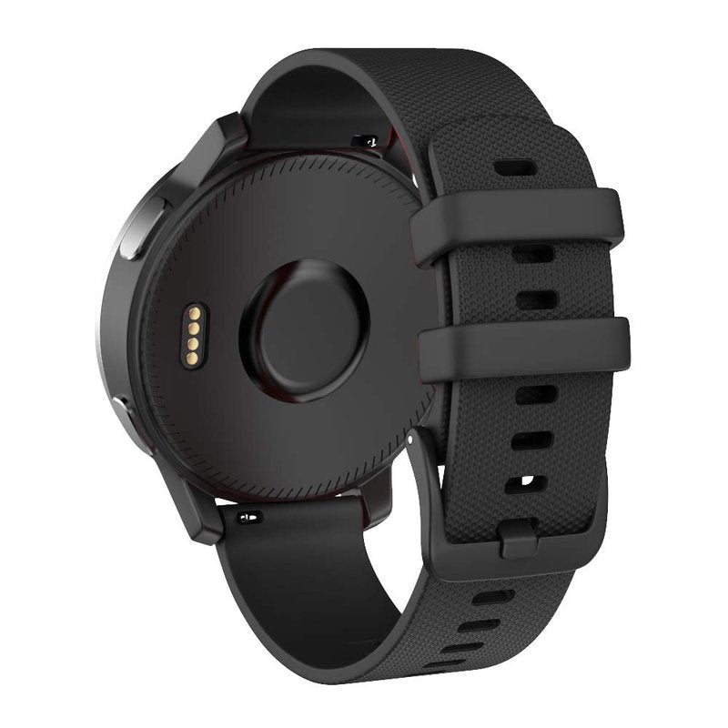 ISABAKE Watch Band for Garmin Vivoactive 4/Venu 3 45mm/Venu 2/Forerunner 265/Forerunner 255, 22mm Quick Release Silicone Replacement Strap