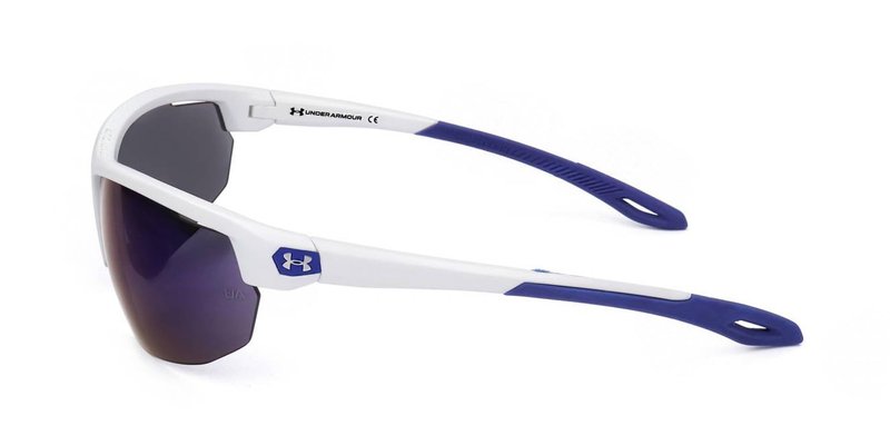 Under Armour Men's UA 0002/G/S Special Shape Sunglasses, White Blue/Blue Multi, 71mm, 9mm
