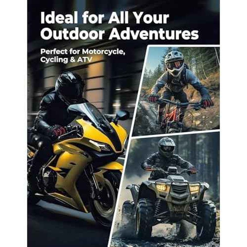 KEMIMOTO Motorcycle Gloves for Men, Touchscreen Cycling Gloves for Outdoor Sports On-Road Off-Road Mountain Motorcycle Motorcross Motorbike Dirt Bike Bicycle Racing ATV UTV