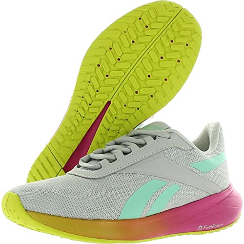 Reebok Women's Energen Plus Running Shoe, Pure Grey/Hint Mint/Atomic Pink, 10