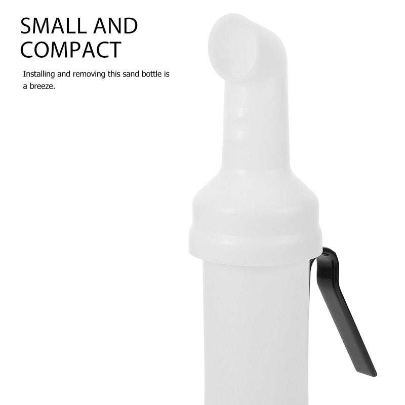 ULTECHNOVO Golf Cart Sand Bottle 14.37 Inch Hanging Sand Container with Holder for Golf Cart Accessories Universal Fit Easy Installation for Course Practice