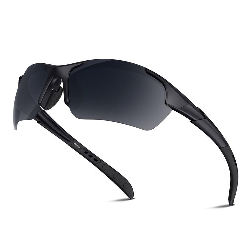Rosemal Polarized Sunglasses for Men Women, Sport Sunglasses, UV400 Protection, Anti-Slip/Anti-Fog for Running, Cycling, Fishing
