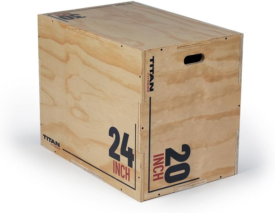 Wooden Plyometric Box - Pro-Duty Jump Training Equipment | 20in, 24in, 30in Sizes