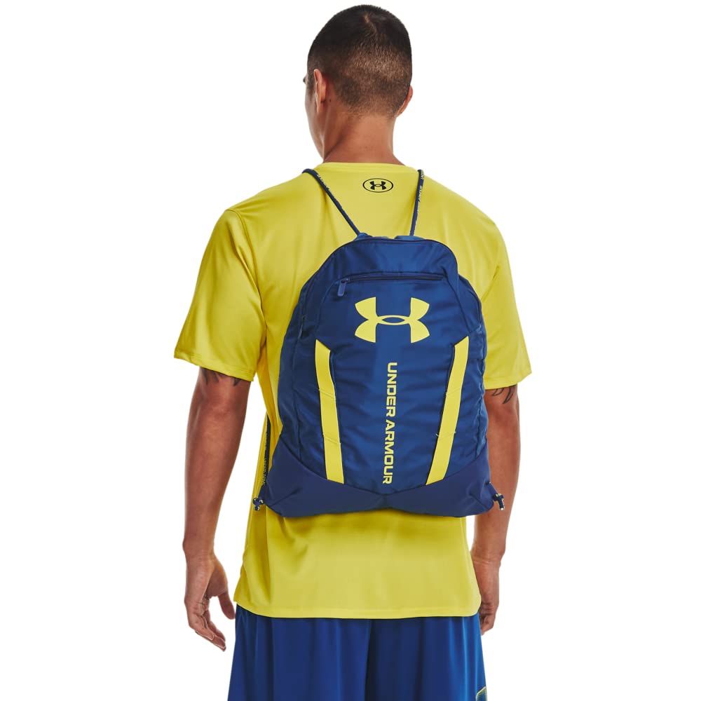 Under Armour Unisex-Adult Undeniable Sackpack, (471) Blue Mirage/Starfruit/Starfruit, One Size Fits Most