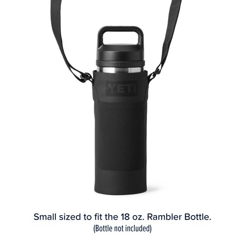 YETI Small Bottle Sling for Rambler 18 oz. Bottle, Black