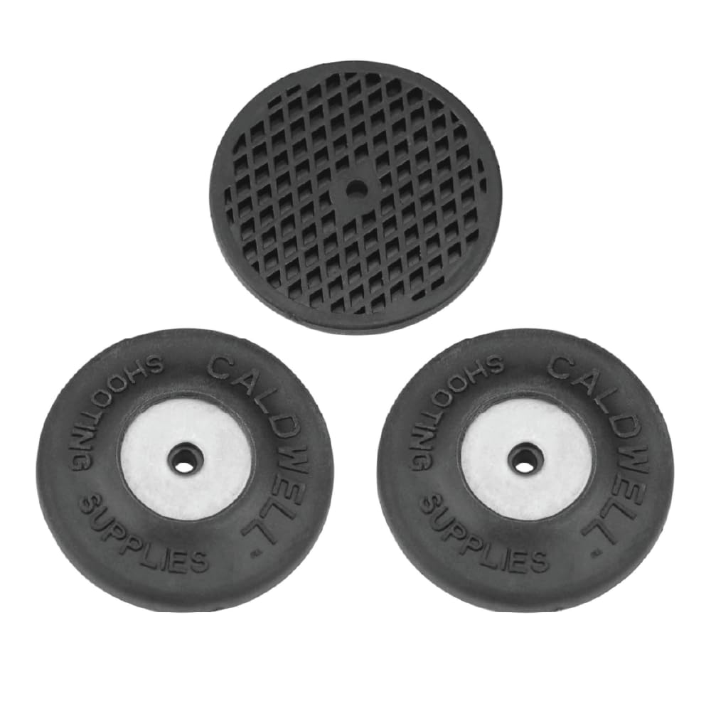 Caldwell Replacement Feet for The Rock BR with Rubber Coating for Range Sight In and Shooting Stability