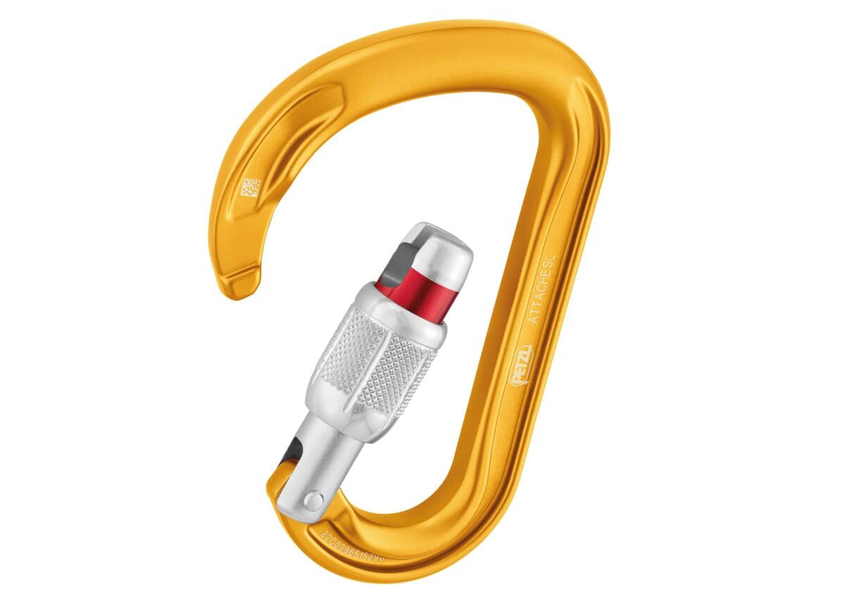 Petzl Attache Carabiner - Yellow