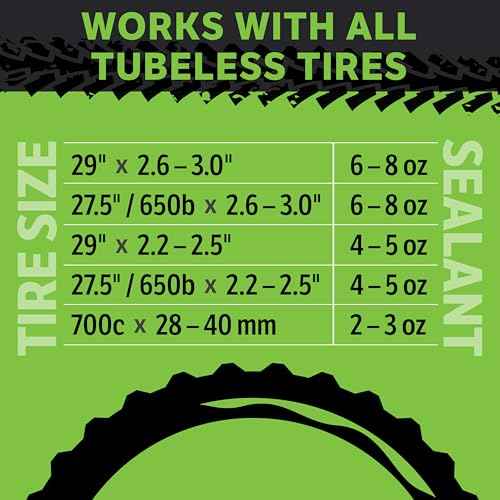 Slime 10216 Tubeless Bicycle Puncture Repair Tire Sealant, Prevent and Repair, Suitable for tubeless Bikes, Non-Toxic, Eco-Friendly, 8oz Bottle