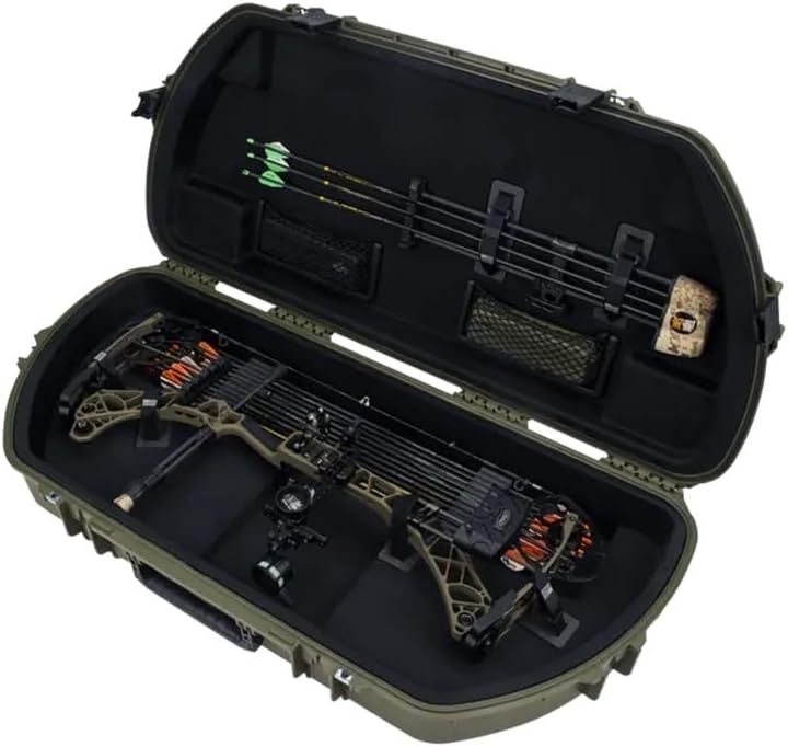 SKB Cases Mathews Iseries Shaped Bow Case - Durable Od Green Design | 43-Inch Size