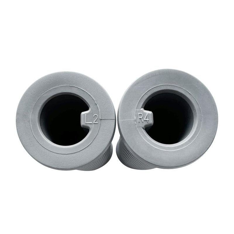 1 Pair Handlebar Cover for Segway Ninebot F20/F25/F30 plus/F40/D18/D28 Electric Scooter Foldable Skateboard F Series Gray Handle Bar Grip Replacement Original Accessories