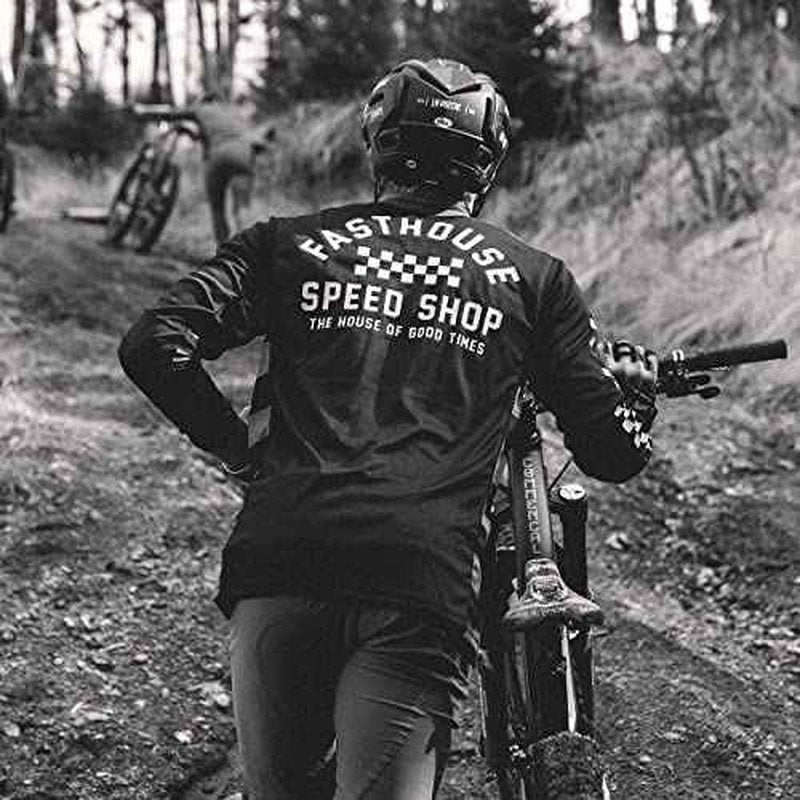 FASTHOUSE Classic Outland Long Sleeve Jersey (Black, Medium)